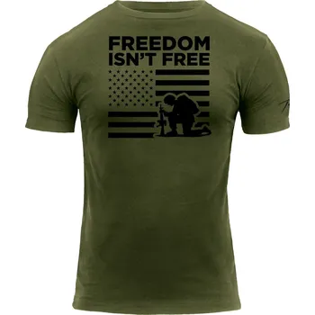 Triko FREEDOM ISN T FREE krátký rukáv ZELENÉ Triko FREEDOM ISN T FREE krátký rukáv ZELENÉ vel. XXL