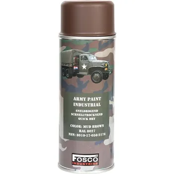Barva ve spreji FOSCO Barva ARMY ve spreji 400ml RAL 8027 HNĚDÁ