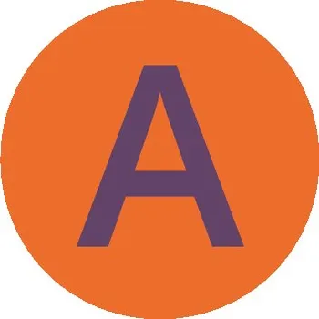 Hračka Označení skupiny"A", oranžová komb.