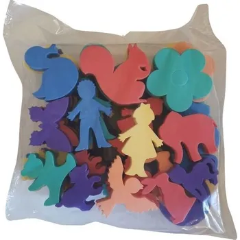 Hračky do vody SUCHÝ SVĚT (50 kusů) - sada 27mm, mix barev