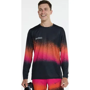 Cyklistické oblečení DHaRCO Mens Race Jersey Black Snake Velikost: M