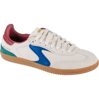 Dámská móda Smetanové dámské kožené tenisky s barevnými prvky Skechers Hotshot - For The Win 185234-LGMT Velikost: 41