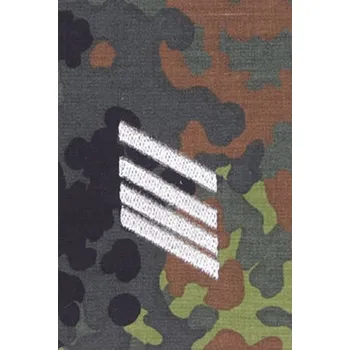 Příslušenství pro sportovní střelbu Bundeswehr Nárameník BW STABSGEFREITER FLECKTARN / stříbrné vyšití