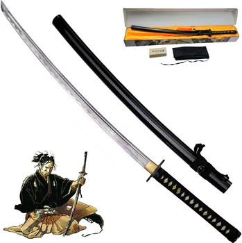 Replika zbraně AF Samurajská HQ katana "HATTORI HANZO" s bohatým příslušenstvím