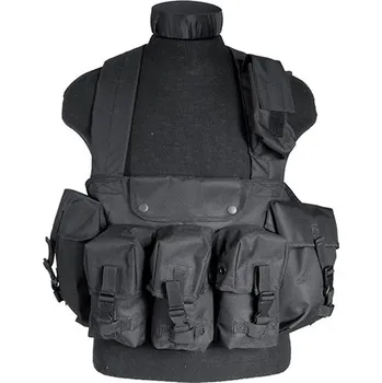 Neprůstřelná vesta MIL-TEC® Vesta taktická CHEST RIG 6 kapes ČERNÁ