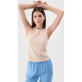 Dámské tílko 4F 4FWMM00TSLEF132 BEIGE XS