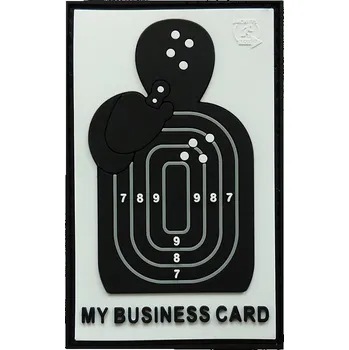 Nášivka JACKETS TO GO Nášivka MY BUSINESS CARD plastová velcro