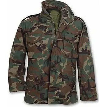 Pánský kabát Bunda US M65 s vložkou WOODLAND Bunda US M65 s vložkou WOODLAND vel. S
