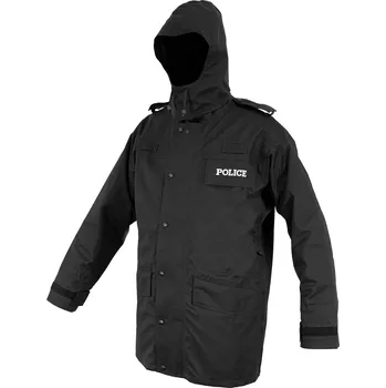 Ochranné vybavení na lov a střelbu Bunda britská POLICE MVP s vložkou ČERNÁ Bunda britská POLICE MVP s vložkou ČERNÁ vel. 180/104