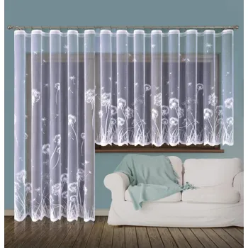 Záclona Pampelišky obšití okrajů 170