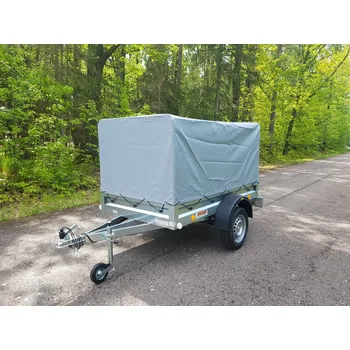 Přívěs k motorovému vozidlu privesyskladem.cz N7 202 s plachtou (202 x 114 cm) lehký přívěsný vozík