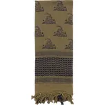ROTHCO Šátek SHEMAGH 107 x 107 cm GADSDEN SNAKE ZELENÝ