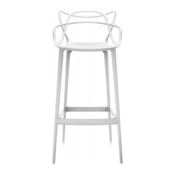 Barová židle Masters Stool 75, bílá, z expozice bílá