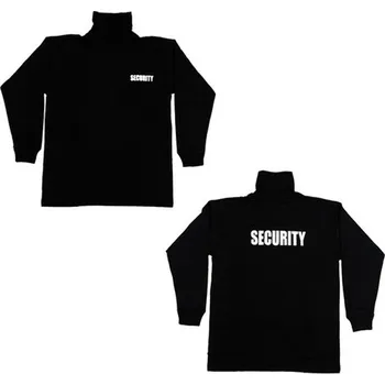 Pánské tričko FOSTEX Triko SECURITY rolák s dlouhým rukávem ČERNÉ