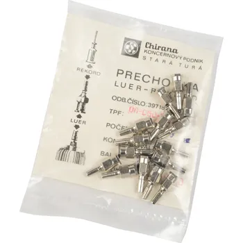 Injekční stříkačka Přechodka LUER REKORD pro injekční skleněnou stříkačku