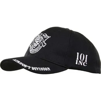 Čepice 101INC Čepice dětská S LEBKOU FlexFit ČERNÁ