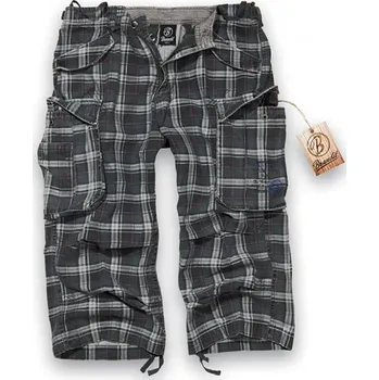 Kraťasy 3/4 INDUSTRY vintage ŠEDO/ČERNO/FIALOVÉ kostkované Kraťasy 3/4 INDUSTRY vintage ŠEDO/ČERNO/FIALOVÉ kostkované vel. S