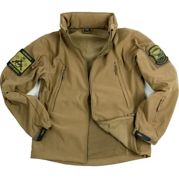 Pánská softshellová bunda Bunda TACTICAL 101 INC Softshell PÍSKOVÁ Bunda TACTICAL 101 INC Softshell PÍSKOVÁ vel. XL