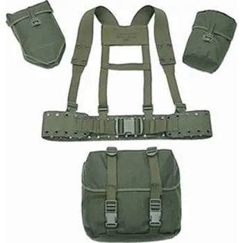 turistický batoh Bundeswehr Systém nosný BW ZELENÝ 5 ks použitý