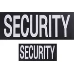 ROTHCO Nášivka SECURITY 2 ks ČERNÁ s bílým potiskem VELCRO