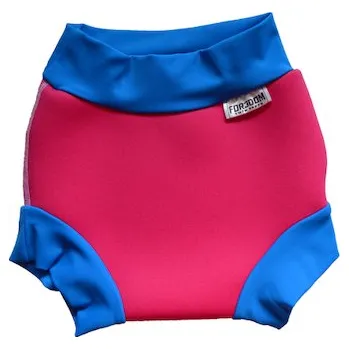 Kojenecké plavky Plenka na plavání NEOPREN, vel. XL (13-16 kg), růžovo-modrá