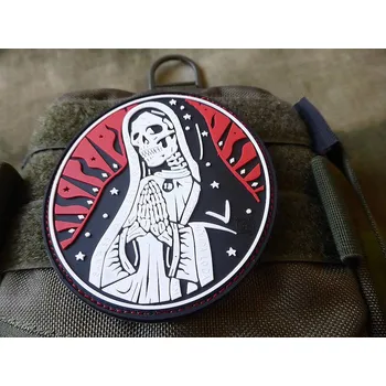 Nášivka JACKETS TO GO Nášivka SANTA MUERTE plast velcro BAREVNÁ