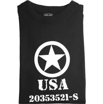 Pánské tričko Triko krátký rukáv USA ALLIED STAR ČERNÉ Triko krátký rukáv USA ALLIED STAR ČERNÉ vel. S