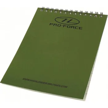 Blok PRO-FORCE Blok/zápisník voděodolný kroužkový linkovaný 50 listů