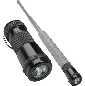 Svítilna ESP Svítilna k telesk. obušku dlouhá 3 LED/6 ks baterií ČERNÁ