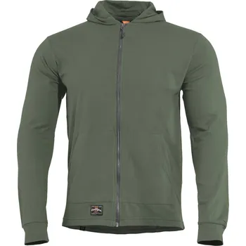 Pánské oblečení Mikina AGIS s kapucí ZELENÁ Mikina AGIS s kapucí ZELENÁ vel. 3XL