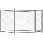 Klec pro psy s dvířky 172562 šedá 150 x…