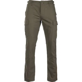 Pánské kalhoty TEESAR® Kalhoty US BDU SLIM FIT polní rip-stop ZELENÉ