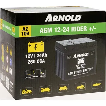 Příslušenství pro zahradní traktor MTD Arnold 260CCA baterie