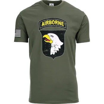 Pánské tričko FOSTEX Triko 101st AIRBORNE ZELENÉ