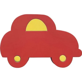 Plovací deska Plavecká deska AUTÍČKO - novinka 400x270x38, červená pruh.