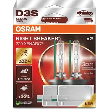 Autožárovka Osram Xenarc Night Breaker Laser +220% 42V 35W, 2kusy