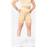 DOMYOS Dámské fitness kraťasy XS BÉŽOVÁ|KAŠTANOVÁ