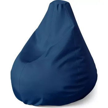 Sedací pytel Sedací vak Pear Námořní modrá - Sablio - 70 x 95 x 15 cm