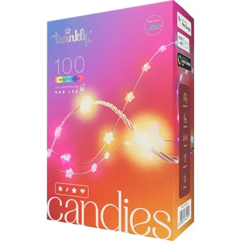 Vánoční osvětlení Twinkly Candies LED světelný řetěz, 6 m, RGB&nbsp;TWKS100RGB-T