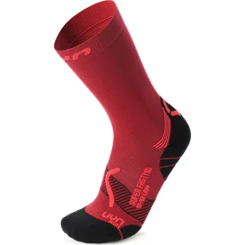 Dámské ponožky UYN Run Super Fast Mid W S100255R036 - red/pink 35/36