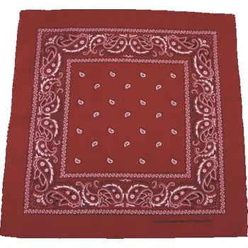 Šátek MFH Šátek BANDANA 55x55 cm VÍNOVÁ/ČERNÁ
