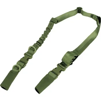 Příslušenství pro sportovní střelbu CONDOR OUTDOOR Popruh zbraňový STRYKE jedno/dvoubodový ZELENÝ