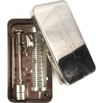 Injekční stříkačka Stříkačka injekční 10ml v kovové krabičce