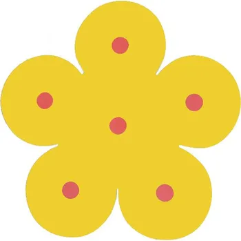 Plavecký ponton KYTKA - NOVINKA 930x930x38mm, žlutá