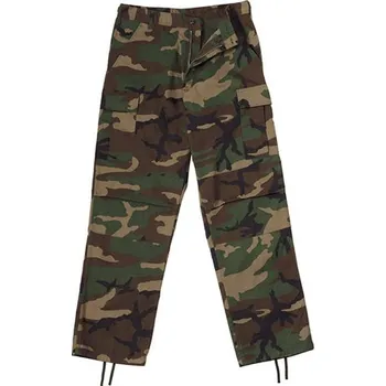 Pánské kalhoty Kalhoty BDU RELAXED ZIPPER FLY WOODLAND Kalhoty BDU RELAXED ZIPPER FLY WOODLAND vel. XL