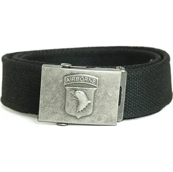 Módní doplněk MIL-TEC® Opasek AIRBORNE 101 40mm ČERNÝ