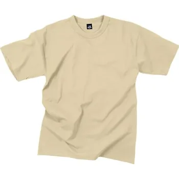 Pánská móda Triko bavlněné PÍSKOVÉ Triko bavlněné PÍSKOVÉ vel. S