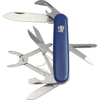 Sebeobrana MIKOV Nůž DŮSTOJNICKÝ 8A zavírací NEREZ střenka PLAST MODRÝ