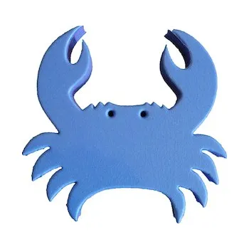 Plovací deska Plavecká deska KRAB 250x270x38, modrá