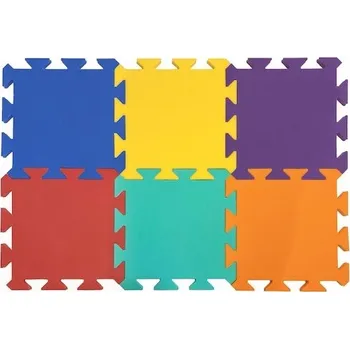 Podložka PUZZLE 900x900x8mm, mix barev